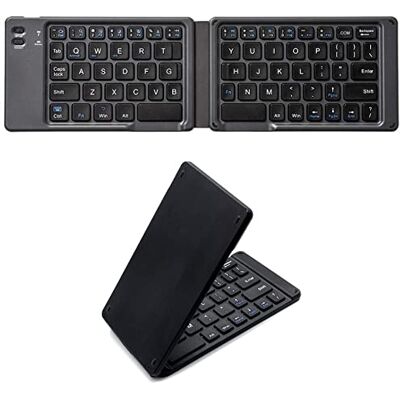 Techly 364156 Tastiera Pieghevole Bluetooth USB per Tablet Smartphone Nero Techly 364156 Tastiera Pieghevole Bluetooth USB per Tablet Smartphone Nero