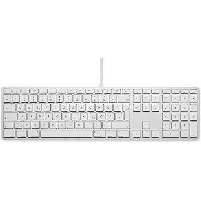 LMP KB-1243 Tastiera USB con tastierino numerio argento Layout Tedesco LMP KB-1243 Tastiera USB con tastierino numerio argento Layout Tedesco