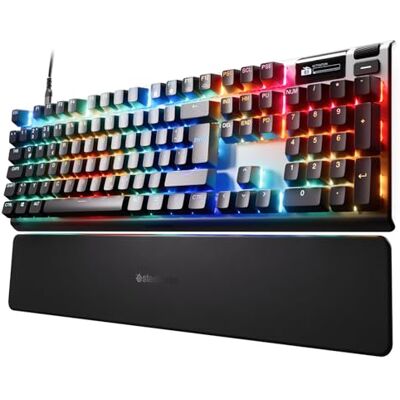 SteelSeries Apex Pro Gen 3, Tastiera Gaming HyperMagnetic, OmniPoint 3.0 switch ipermagnetici, Attuazione regolabile, Innesco rapido, Tocco rapido/SOCD, OLED, RGB, USB-C, DE Layout QWERTZ SteelSeries Apex Pro Gen 3, Tastiera Gaming HyperMagnetic, OmniPoint 3.0 switch ipermagnetici, Attuazione regolabile, Innesco rapido, Tocco rapido/SOCD, OLED, RGB, USB-C, DE Layout QWERTZ