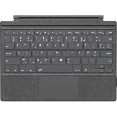 MoKo Tastiera Francés Bluetooth AZERTY per Surface Pro7+/7/6/5/4/3, Grigio Tastiera Bluetooth con Batteria Ricaricabile Integrata Type Cover Bluetooth Keyboard MoKo Tastiera Francés Bluetooth AZERTY per Surface Pro7+/7/6/5/4/3, Grigio Tastiera Bluetooth con Batteria Ricaricabile Integrata Type Cover Bluetooth Keyboard