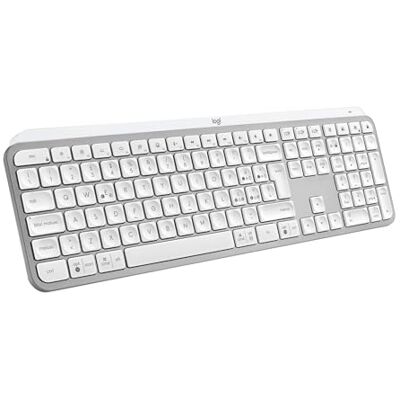 Logitech MX Keys S Tastiera Wireless (Pale Grey) ITA QWERTY Logitech MX Keys S Tastiera Wireless (Pale Grey) ITA QWERTY
