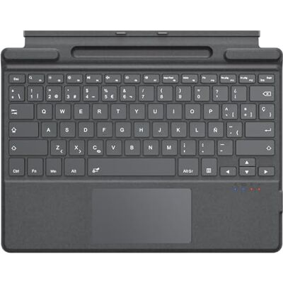 MoKo Tastiera Spagnola Ñ con Touchpad per Surface PRO 11/10/9/8/X, Grigio Bluetooth Tastiera QWERTY Layout Wireless Type Cover con Supporto per Penna (Senza Ricarica) MoKo Tastiera Spagnola Ñ con Touchpad per Surface PRO 11/10/9/8/X, Grigio Bluetooth Tastiera QWERTY Layout Wireless Type Cover con Supporto per Penna (Senza Ricarica)