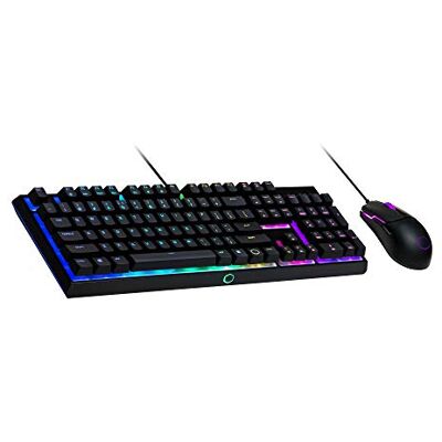 Cooler Master MS110 Tastiera e Mouse RGB Gaming Combo Interruttori Mem-Ccanici Lineari, Anti-Ghosting a 26 tasti, Controllo Integrato, Mouse Gaming MS110 con 4 Impostazioni DPI Layout QWERTY IT Cooler Master MS110 Tastiera e Mouse RGB Gaming Combo Interruttori Mem-Ccanici Lineari, Anti-Ghosting a 26 tasti, Controllo Integrato, Mouse Gaming MS110 con 4 Impostazioni DPI Layout QWERTY IT