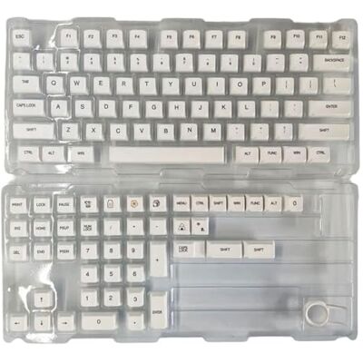 Mllepjdh 120Keys Keycaps XDA Sublimazioni Minimalista Bianco Keycap Per Tastiere Meccaniche Russo Coreano Inglese Giapponese Mllepjdh 120Keys Keycaps XDA Sublimazioni Minimalista Bianco Keycap Per Tastiere Meccaniche Russo Coreano Inglese Giapponese