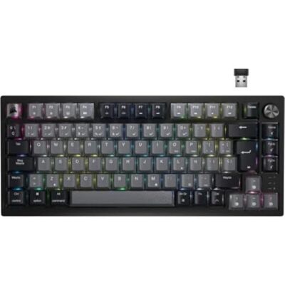 Corsair K65 PLUS WIRELESS 75% RGB Tastiera meccanica da gioco intercambiabile a caldo Interruttori lineari rossi MLX pre-lubrificati insonorizzazione tastiere PBT QWERTY ES Nero Corsair K65 PLUS WIRELESS 75% RGB Tastiera meccanica da gioco intercambiabile a caldo Interruttori lineari rossi MLX pre-lubrificati insonorizzazione tastiere PBT QWERTY ES Nero
