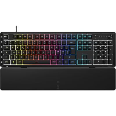 Corsair SKIFF 100 PLUS Tastiera da Gioco RGB Cablata Silenziosa – IT, Nero Corsair SKIFF 100 PLUS Tastiera da Gioco RGB Cablata Silenziosa – IT, Nero