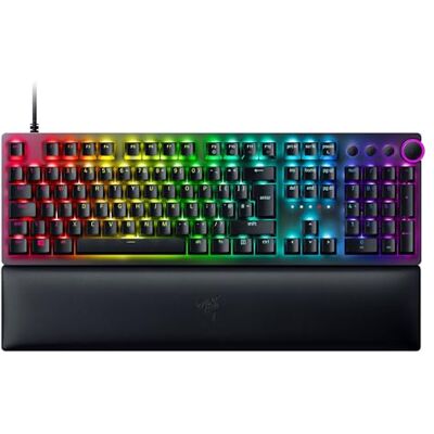 Razer Huntsman V2 (Interruttore Viola) Tastiera da Gioco Ottica con Bassa Latenza (Interruttori Ottici a Scatto, Copri Tasti Doubleshot PBT, Poggiapolsi Ergonomico) Layout USA Nero Razer Huntsman V2 (Interruttore Viola) Tastiera da Gioco Ottica con Bassa Latenza (Interruttori Ottici a Scatto, Copri Tasti Doubleshot PBT, Poggiapolsi Ergonomico) Layout USA Nero