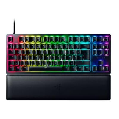 Razer Huntsman V2 Tenkeyless Tastiera ottica da gaming: layout tedesco, (switch clicky viola), layout italiano non garantito Razer Huntsman V2 Tenkeyless Tastiera ottica da gaming: layout tedesco, (switch clicky viola), layout italiano non garantito