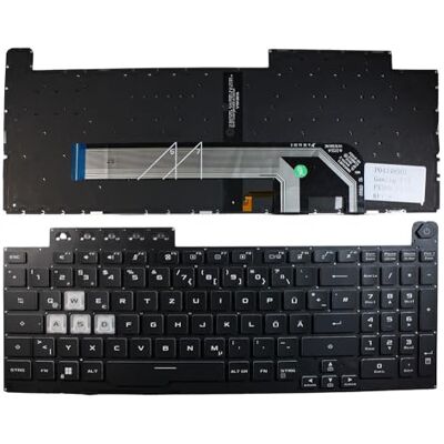 Power4Laptops Tedesco Retroilluminato Nero Tastiera Sostitutiva per Portatili Compatibile con ASUS TUF Gaming FA506QR-NH045T Power4Laptops Tedesco Retroilluminato Nero Tastiera Sostitutiva per Portatili Compatibile con ASUS TUF Gaming FA506QR-NH045T
