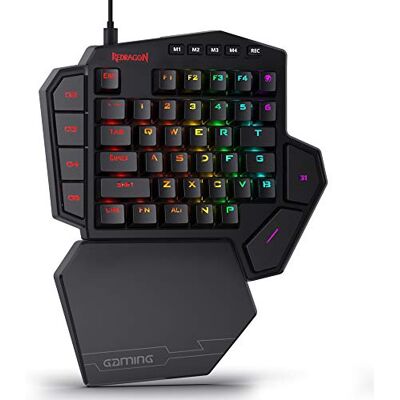 Redragon K585 DITI Tastiera Meccanica Una Mano RGB 42 Tasti Redragon K585 DITI Tastiera Meccanica Una Mano RGB 42 Tasti