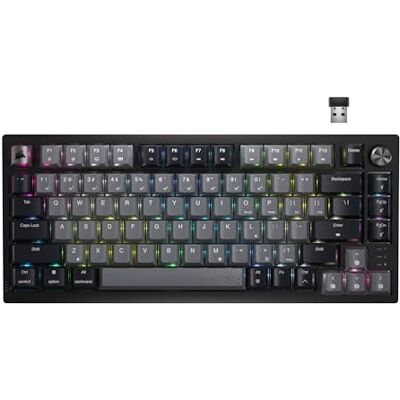Corsair K65 PLUS WIRELESS 75% RGB Tastiera Meccanica da Gioco — Nero/Grigio Corsair K65 PLUS WIRELESS 75% RGB Tastiera Meccanica da Gioco — Nero/Grigio