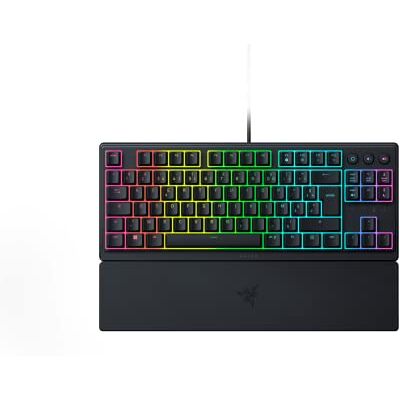 Razer Ornata V3 Tenkeyless Tastiera da gioco compatta a basso profilo (interruttori a membrana meca, poggiapolsi magnetico, tasti in ABS verniciato ai raggi UV) tastiera AZERTY Nero Razer Ornata V3 Tenkeyless Tastiera da gioco compatta a basso profilo (interruttori a membrana meca, poggiapolsi magnetico, tasti in ABS verniciato ai raggi UV) tastiera AZERTY Nero