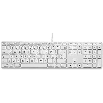 LMP – Tastiera USB Italiana (QWERTY) a Caratteri Grandi con tastierino numerico – Copertura superiore in alluminio e 2 porte USB-A – Compatibile con Mac (Silver) LMP – Tastiera USB Italiana (QWERTY) a Caratteri Grandi con tastierino numerico – Copertura superiore in alluminio e 2 porte USB-A – Compatibile con Mac (Silver)