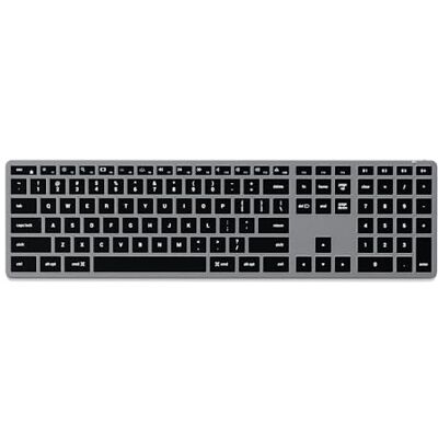 Satechi Tastiera Wireless Slim X3 QWERTY US con Tastierino, Grigio Satechi Tastiera Wireless Slim X3 QWERTY US con Tastierino, Grigio