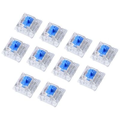 VBESTLIFE Interruttore a Tastiera Meccanico Interruttore a Piastra a 3 Pin Blu per Serie NewGiant RGB (Confezione da 10 Pezzi) VBESTLIFE Interruttore a Tastiera Meccanico Interruttore a Piastra a 3 Pin Blu per Serie NewGiant RGB (Confezione da 10 Pezzi)