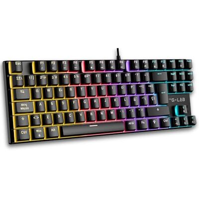 THE G-LAB KEYZ Mercury EX Teclado Mecanico Gaming TKL RGB Con Cable QWERTY Con Ñ THE G-LAB KEYZ Mercury EX Teclado Mecanico Gaming TKL RGB Con Cable QWERTY Con Ñ