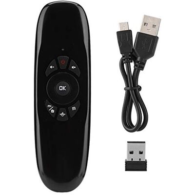 Garsent Mini Air Remote Control, 2.4G Wireless Multi USB Air Mouse Tastiera Wireless Remota Costruito in 6 assi Sensore per Computer, Smart TV, Set-top Box Garsent Mini Air Remote Control, 2.4G Wireless Multi USB Air Mouse Tastiera Wireless Remota Costruito in 6 assi Sensore per Computer, Smart TV, Set-top Box