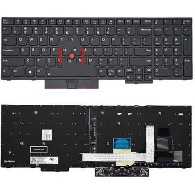 QFFOZSW Tastiera Spagnola Russa US/RU per ThinkPad E580 E585 E590 E595 L580 L590 T590 FRU 01YP560 01YP640 01YP720 P52 P72 Facile da sostituire(US Black Backlight) QFFOZSW Tastiera Spagnola Russa US/RU per ThinkPad E580 E585 E590 E595 L580 L590 T590 FRU 01YP560 01YP640 01YP720 P52 P72 Facile da sostituire(US Black Backlight)