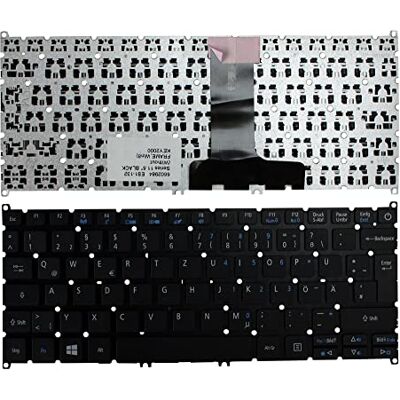 Power4Laptops Tedesco Nero Tastiera Sostitutiva per Portatili Compatibile con Acer Aspire ES1-132 Power4Laptops Tedesco Nero Tastiera Sostitutiva per Portatili Compatibile con Acer Aspire ES1-132