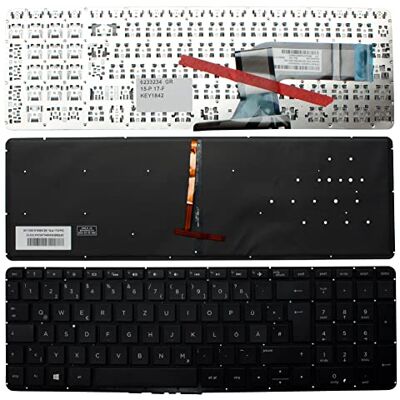 Power4Laptops Tedesco Retroilluminato Nero Tastiera Sostitutiva per Portatili Compatibile con HP Pavilion 17-f213ur Power4Laptops Tedesco Retroilluminato Nero Tastiera Sostitutiva per Portatili Compatibile con HP Pavilion 17-f213ur