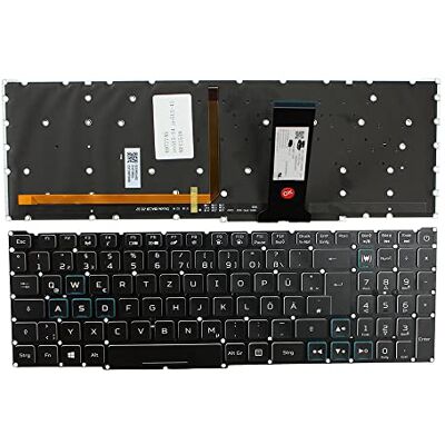 Power4Laptops Tedesco Retroilluminato Nero Tastiera Sostitutiva per Portatili Compatibile con Acer Nitro AN517-51 Power4Laptops Tedesco Retroilluminato Nero Tastiera Sostitutiva per Portatili Compatibile con Acer Nitro AN517-51