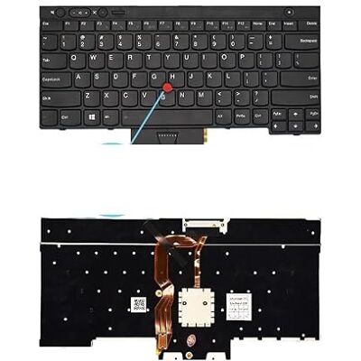 LIYANYG Tastiera Russa per Laptop statunitense per Lenovo per IBM per Thinkpad T430 L430 W530 T430I T430S X230I T530 L530 X230 T530I 04X13153 retroilluminata(US with Mouse) LIYANYG Tastiera Russa per Laptop statunitense per Lenovo per IBM per Thinkpad T430 L430 W530 T430I T430S X230I T530 L530 X230 T530I 04X13153 retroilluminata(US with Mouse)