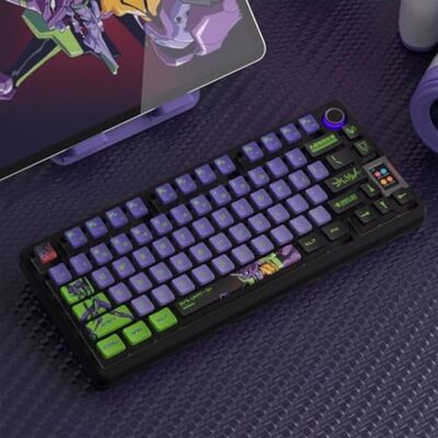 Ducky DucKey Copritasti Traslucidi Evangelion, Tastiera da Gioco Meccanica Eva Anime OEM Profilo PBT+Tastiera PC(EVA-01) Ducky DucKey Copritasti Traslucidi Evangelion, Tastiera da Gioco Meccanica Eva Anime OEM Profilo PBT+Tastiera PC(EVA-01)