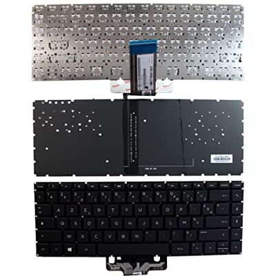 Power4Laptops Francese Retroilluminato Nero Tastiera Sostitutiva per Portatili Compatibile con HP Pavilion 14-ab018TX Power4Laptops Francese Retroilluminato Nero Tastiera Sostitutiva per Portatili Compatibile con HP Pavilion 14-ab018TX