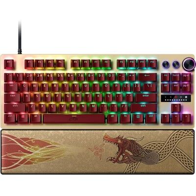 Razer Huntsman V3 Pro Tenkeyless Counter-Strike 2 Dragon Lore Analogue optical TKL e-sports PC keyboard without numeric keypad Snap Tap Rapid Trigger QWERTY US layout Dragon Lore Razer Huntsman V3 Pro Tenkeyless Counter-Strike 2 Dragon Lore Analogue optical TKL e-sports PC keyboard without numeric keypad Snap Tap Rapid Trigger QWERTY US layout Dragon Lore