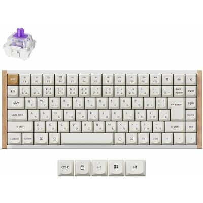 Keychron K2 HE Special Edition Tastiera Meccanica 75% Wireless, Switch magnetici, RGB, QMK/VIA, Legno Chiaro, Keycap PBT, Mac/Windows, 2.4GHz/Bluetooth/USB-C, Layout Italiano (ISO/ITA) Keychron K2 HE Special Edition Tastiera Meccanica 75% Wireless, Switch magnetici, RGB, QMK/VIA, Legno Chiaro, Keycap PBT, Mac/Windows, 2.4GHz/Bluetooth/USB-C, Layout Italiano (ISO/ITA)