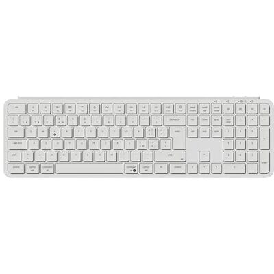 Keychron Tastiera wireless B6 Pro ultra sottile Full Size Layout Italiano ISO QWERTY, configurabile ZMK, tasti in ABS, 3 modalità 2.4 GHz/Bluetooth/cablata, compatibile Win/Mac/Linux, bianco avorio Keychron Tastiera wireless B6 Pro ultra sottile Full Size Layout Italiano ISO QWERTY, configurabile ZMK, tasti in ABS, 3 modalità 2.4 GHz/Bluetooth/cablata, compatibile Win/Mac/Linux, bianco avorio