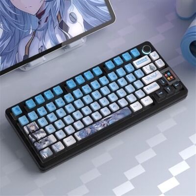 Ducky DucKey Copritasti Traslucidi Evangelion, Tastiera da Gioco Meccanica Eva Anime OEM Profilo PBT+Tastiera PC(EVA-00) Ducky DucKey Copritasti Traslucidi Evangelion, Tastiera da Gioco Meccanica Eva Anime OEM Profilo PBT+Tastiera PC(EVA-00)