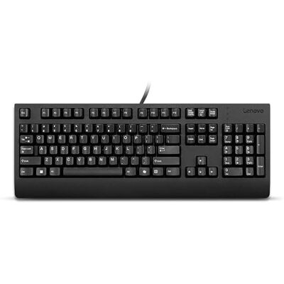 Lenovo Preferred Pro II USB Keyboard Italia, tastiera cablata full-size 3-zone con tasto Copilot e switch rubber dome, per PC ThinkPad e ThinkCentre Lenovo Preferred Pro II USB Keyboard Italia, tastiera cablata full-size 3-zone con tasto Copilot e switch rubber dome, per PC ThinkPad e ThinkCentre
