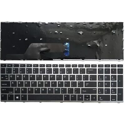 LWDOZMD Tastiera Spagnola SP/US per Laptop HP per Probook 450 G5 455 470(Silver US) LWDOZMD Tastiera Spagnola SP/US per Laptop HP per Probook 450 G5 455 470(Silver US)