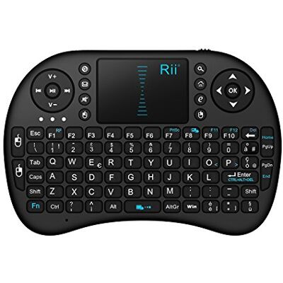 Rii Mini i8 Tastiera Wireless Ergonomica con Mouse Touchpad per Smart TV, PC, HTPC, Console, Computer (Layout Italiano) Rii Mini i8 Tastiera Wireless Ergonomica con Mouse Touchpad per Smart TV, PC, HTPC, Console, Computer (Layout Italiano)