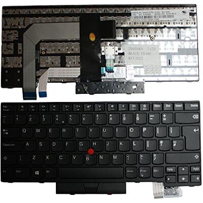 Power4Laptops Regno Unito Telaio Nero Nero Tastiera Sostitutiva per Portatili Compatibile con Lenovo ThinkPad T470 Power4Laptops Regno Unito Telaio Nero Nero Tastiera Sostitutiva per Portatili Compatibile con Lenovo ThinkPad T470