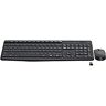 Logitech MK235 Kit Mouse e Tastiera, Layout Ungherese Qwerty, Grigio