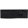 Logitech K270 Tastiera Wireless per Windows, Layout Nordico QWERTY (Svezia, Danimarca, Norvegia, Finlandia), Nero