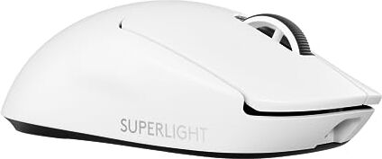 Logitech PRO X SUPERLIGHT 2 LIGHTSPEED Mouse da Gioco Wireless, Leggero, Tasti Ibridi LIGHTFORCE, Sensore HERO 2, 32.000 DPI, 5 Pulsanti Programmabili, USB-C, PC e Mac Bianco