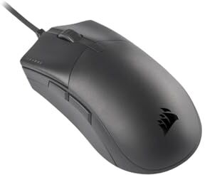 Corsair SABRE PRO CHAMPION SERIES Mouse Gaming Forma Ergonomica per Giocatori di eSports, Leggero un Peso di Solo 69 g, Cavo Paracord Flessibile, Tasti QUICKSTRIKE con gap nullo, Nero