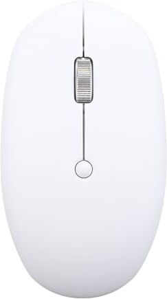 Generic Mouse Wireless 2.4G, Sensore Ottico Ad Alta Precisione per Mouse Wireless Leggero e Unico per Ufficio (WHITE)