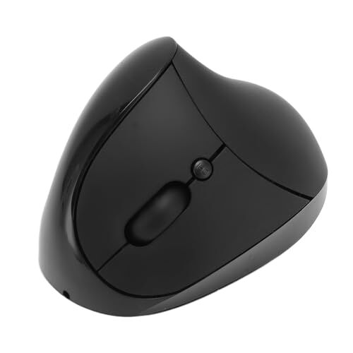 Bewinner Mouse Ergonomico per Mano Sinistra, Mouse Verticali Ricaricabili con Livelli DPI Regolabili 800,1200,1600 per PC Portatile, Adattatore USB