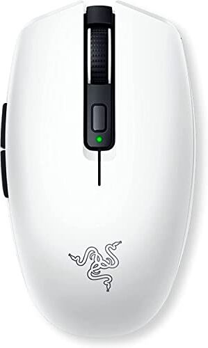 Razer Orochi V2 Mouse da Gioco Wireless Mobile con Durata Della Batteria Fino a 950 Ore (Design leggero, Bluetooth, Interruttori Meccanici del Mouse di Seconda Generazione) Bianco