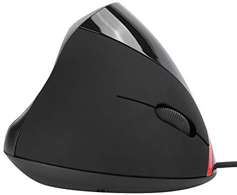 Bewinner Dilwe Ricevitore USB Ricaricabile Verticale Ottico Mouse Cablato Ergonomico, da Utilizzare per la Famiglia e L'Ufficio, ABS Alta Trasmissione Mouse Verticale