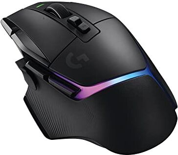 Logitech G502 X PLUS Mouse Gaming Wireless LIGHTSPEED RGB Mouse Ottico con Switch Ibridi LIGHTFORCE, LIGHTSYNC RGB, Sensore per Gaming HERO 25K, Compatibile con PC macOS/Windows Nero