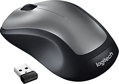 Logitech M310 Mouse Wireless, 2,4 GHz con Ricevitore USB Nano, Tracciamento ottico 1000 DPI, Durata Batteria di 18 Mesi, Ambidestro, Compatibile con PC, Mac, Laptop, Chromebook Grigio