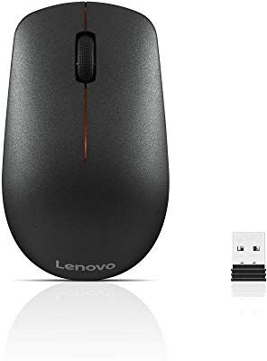 Lenovo Mouse wireless  400 – Design ambidestro, connessione Nano USB, compatibile con computer portatili Windows e PC