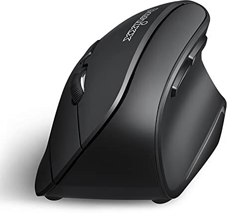 Perixx PERIMICE-804 Bluetooth® mouse Ottico Ergonomico Nero