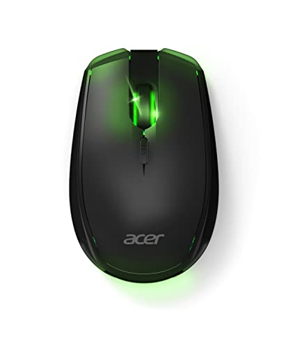 Acer , mouse gaming SENSE-GM1300, ABS rivestito in gomma, LED 7 colori, 4 pulsanti, 6400 dpi, 32 DPI, cavo rivestito in tessuto