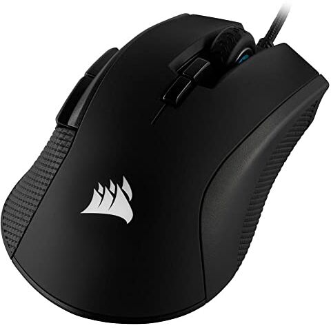 Corsair IRONCLAW RGB Mouse da gioco FPS e MOBA Sensore ottico 18.000 DPI LED RGB retroilluminato